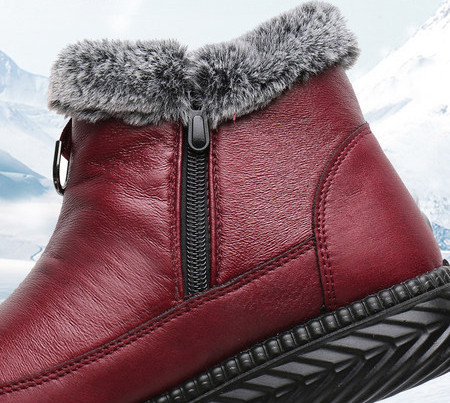 Sooja voodriga pahkluuni ökonahast talvesaapad