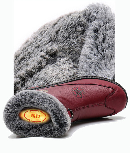 Sooja voodriga pahkluuni ökonahast talvesaapad