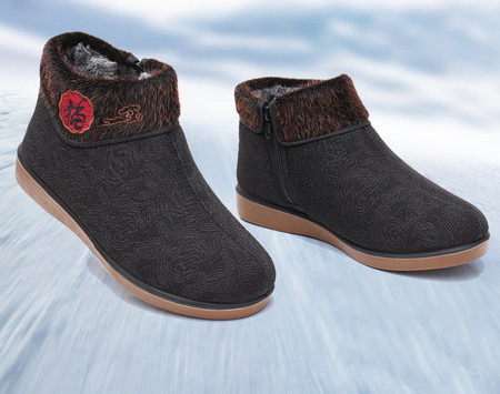 Naiste sule ja tikandiga talvesaapad