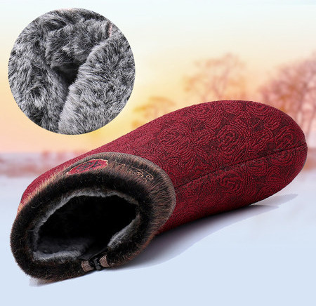 Naiste sule ja tikandiga talvesaapad