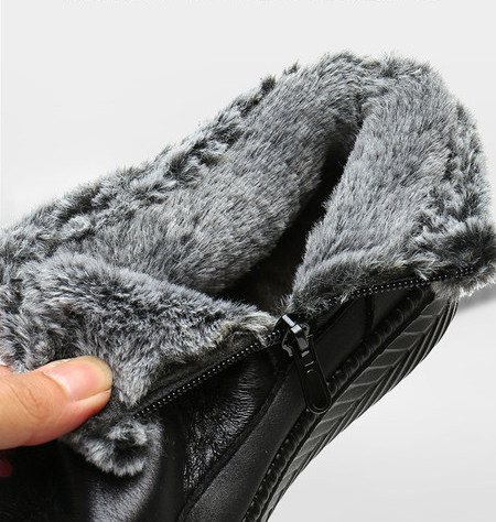 Sügis-talvised poolsaapad sooja voodriga