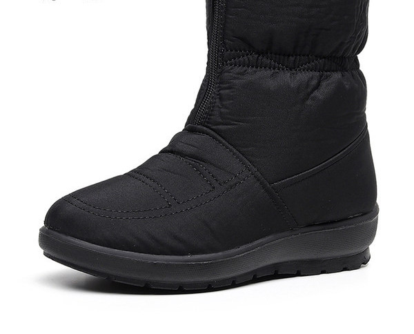 Női téli kötény és cipzár