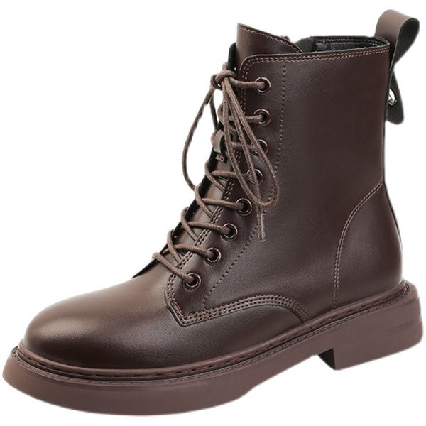 Új modell női csizma eco bőrrel, fűzővel