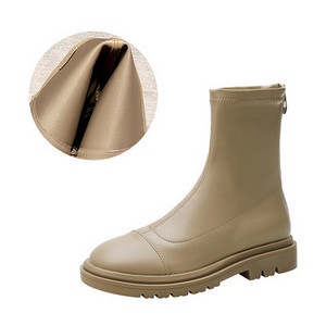 Naiste ümarate kunstnahast saapade uus mudel