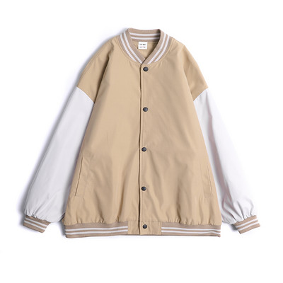 Φαρδύ μοντέλο ελατηριωτό μπουφάν και κούμπωμα με κουμπί