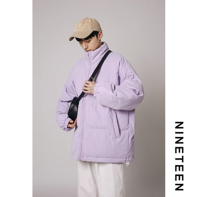 Мъжко зимно яке с цип - изчистен модел