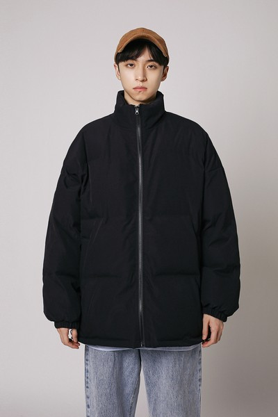 Мъжко зимно яке с цип - изчистен модел