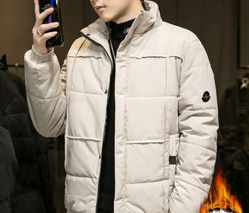 Moodne taskutega meeste talvejope - kolme värvi