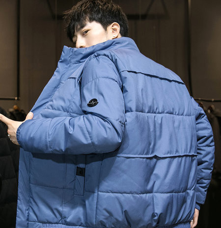 Moodne taskutega meeste talvejope - kolme värvi