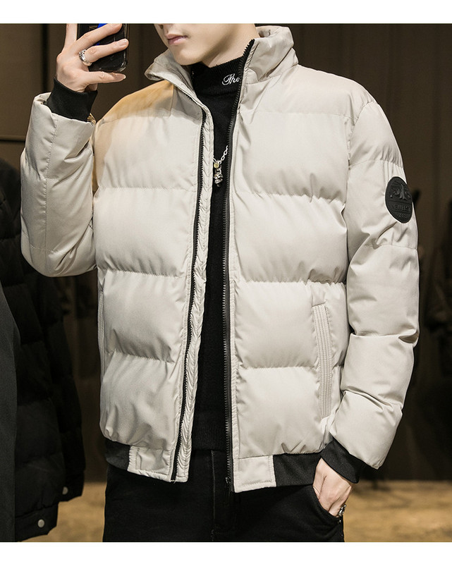 Modern férfi dzseki sima modell kapucni nélkül