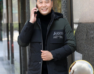 Új modell férfi kabát kapucnival - alkalmas télire