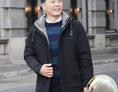 Új modell férfi kabát kapucnival - alkalmas télire