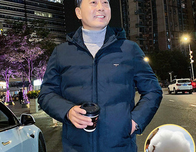 Új modell férfi kabát kapucnival - alkalmas télire