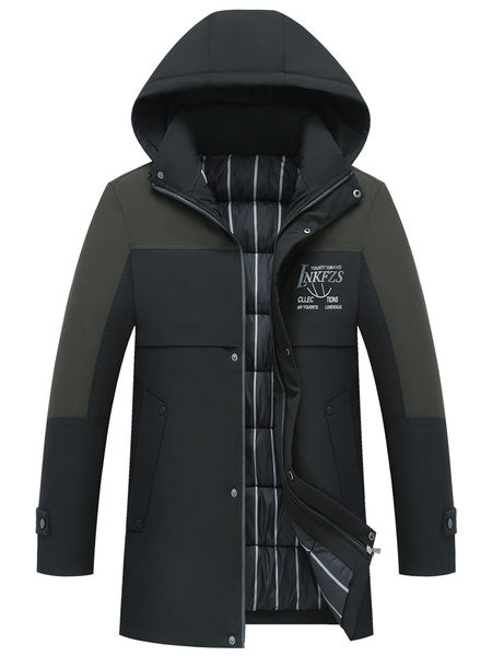 Új modell férfi kabát kapucnival - alkalmas télire