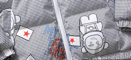 Soe värvimustriga talvejope