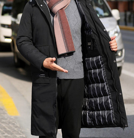 Meeste keskmise pikkusega soojendusjope