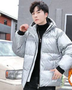 Talvine kapuutsiga meeste jope - kolmes värvitoonis