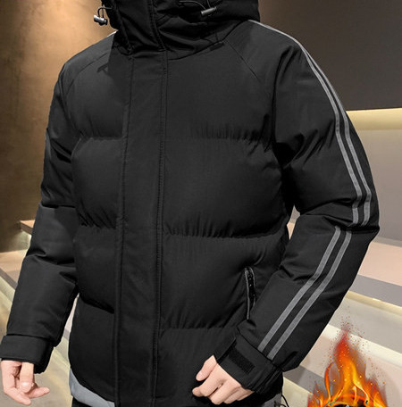 Kahes värvitoonis meeste talvejope