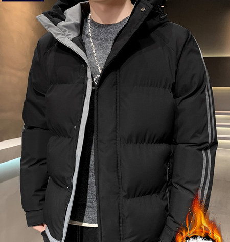 Kahes värvitoonis meeste talvejope