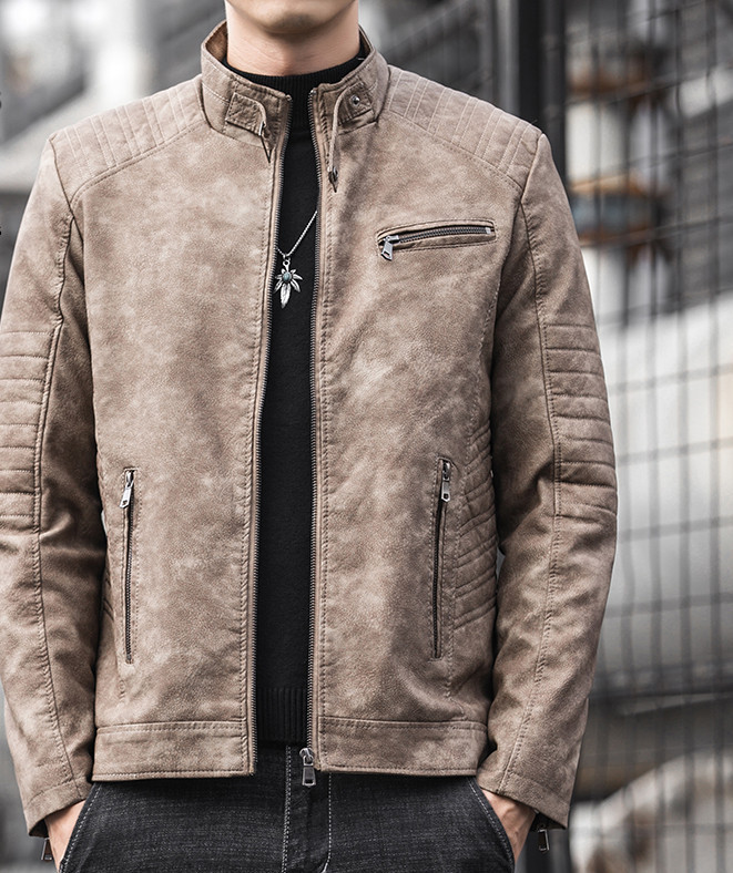 Moodne meeste nahktagi luku ja taskutega