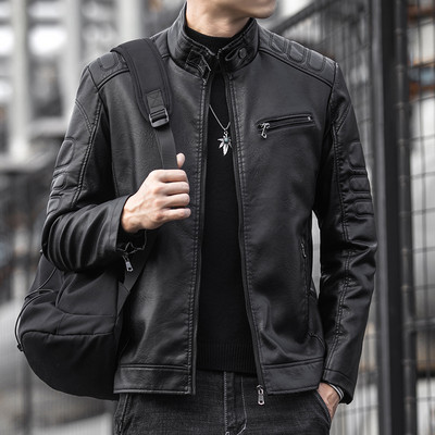 Meeste nahktagi uus mudel luku ja taskutega