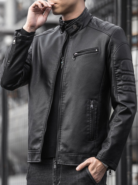 Meeste nahktagi uus mudel luku ja taskutega