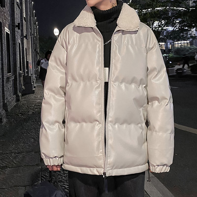 Tõmblukuga soe talvejope meestele