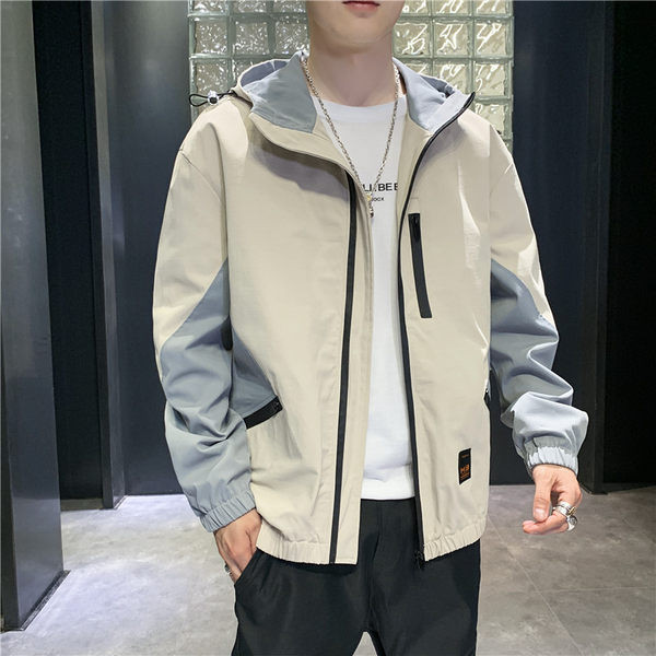 Uus mudel kapuutsiga meeste kevadjope