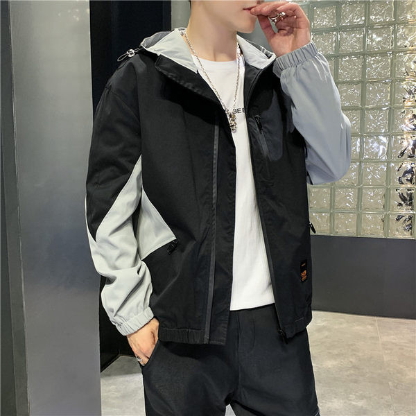 Uus mudel kapuutsiga meeste kevadjope