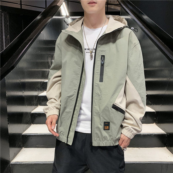 Uus mudel kapuutsiga meeste kevadjope