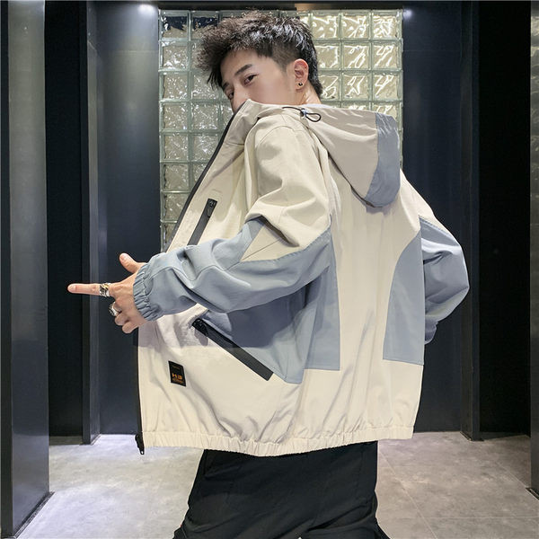 Uus mudel kapuutsiga meeste kevadjope