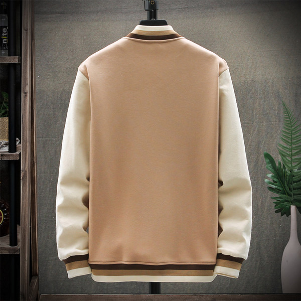 Igapäevane nööpide ja kirjaga meeste jope