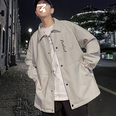 Õhuke luku ja nööpidega kevad-sügisjope meestele