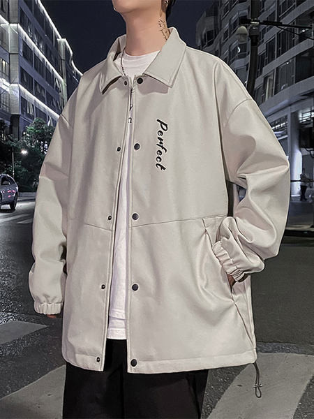 Õhuke luku ja nööpidega kevad-sügisjope meestele