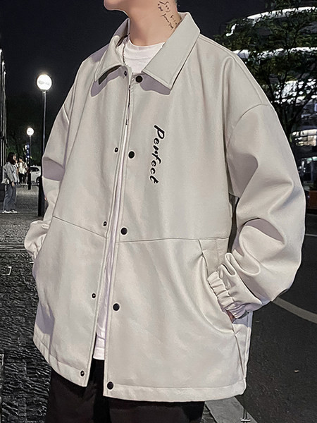 Õhuke luku ja nööpidega kevad-sügisjope meestele