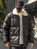 Moodne meeste jope tavaline mudel sule ja lukuga