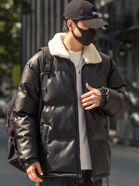 Moodne meeste jope tavaline mudel sule ja lukuga