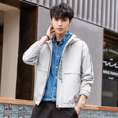 Meeste kevadjope kirja ja kapuutsiga