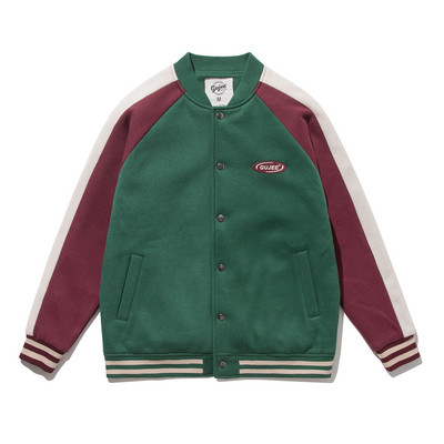 Nööpide ja madala kraega meeste kevadjope