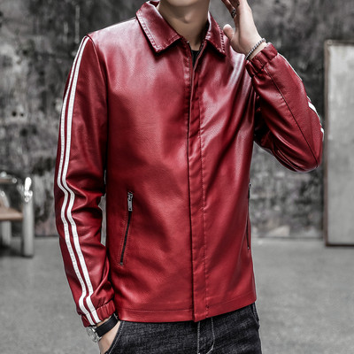 Moodne meeste nahktagi luku ja taskutega