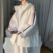 Uus mudel kapuutsiga meeste kevadjope - kolme värvi