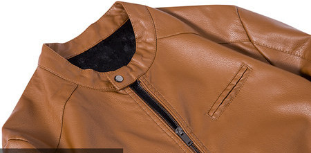 Öko-nahast liibuva mudeliga kevad-sügis meeste jope