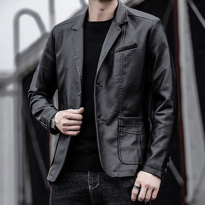 Χειμερινό ανδρικό σακάκι με τσέπες σε τέσσερα χρώματα