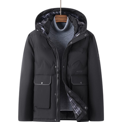 Meeste jope luku ja kapuutsiga