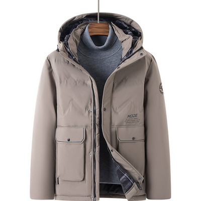 Meeste jope luku ja kapuutsiga