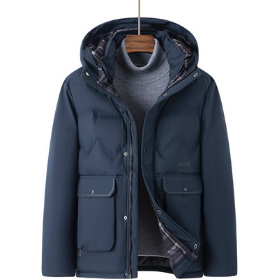 Meeste jope luku ja kapuutsiga