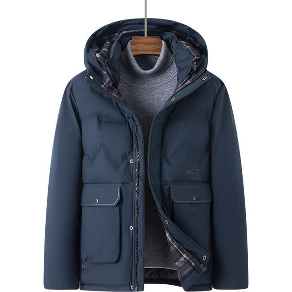 Meeste jope luku ja kapuutsiga