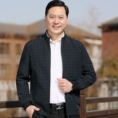 Tavaszi férfi kabát cipzárral kapucni nélkül - többféle színben