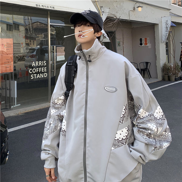 Daily meeste lai jakk kõrge kraega