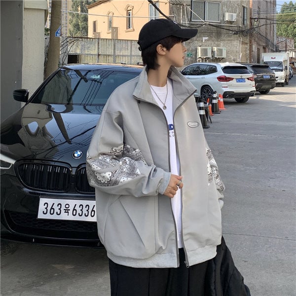 Daily meeste lai jakk kõrge kraega